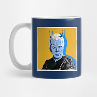 Commander Jeffrey in Blue Coffee Cup Only Mug